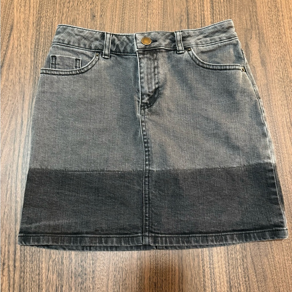 Miss Selfridge Women 2-toned Denim Skirt Size 4